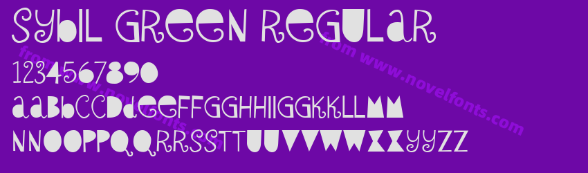 Sybil Green RegularPreview Sybil Green RegularPreview