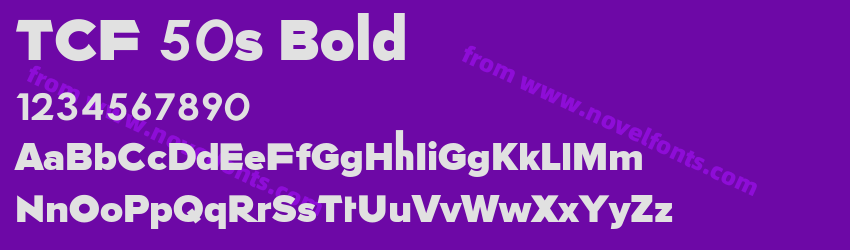TCF 50s BoldPreview TCF 50s BoldPreview