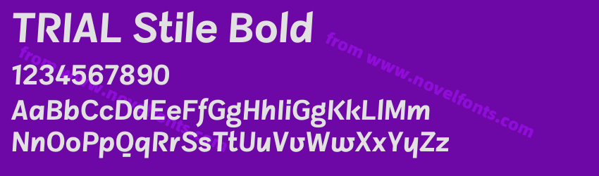 TRIAL Stile BoldPreview TRIAL Stile BoldPreview