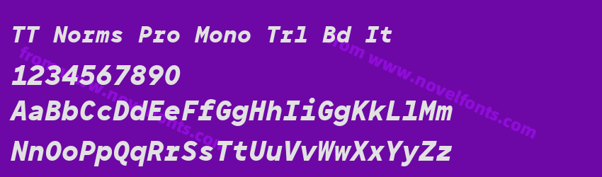 TT Norms Pro Mono Trl Bd ItPreview TT Norms Pro Mono Trl Bd ItPreview