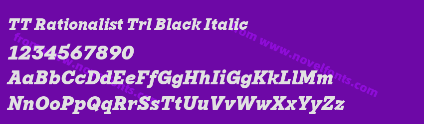 TT Rationalist Trl Black ItalicPreview TT Rationalist Trl Black ItalicPreview