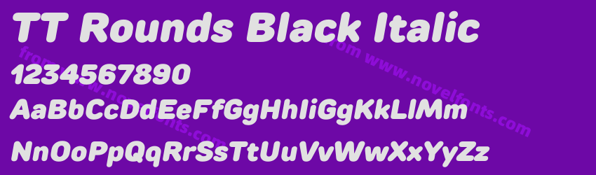 TT Rounds Black ItalicPreview TT Rounds Black ItalicPreview