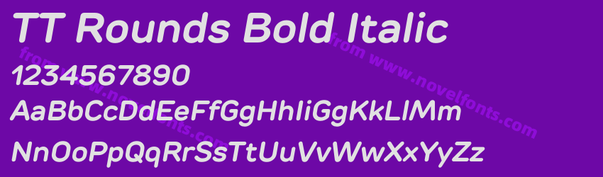 TT Rounds Bold ItalicPreview TT Rounds Bold ItalicPreview