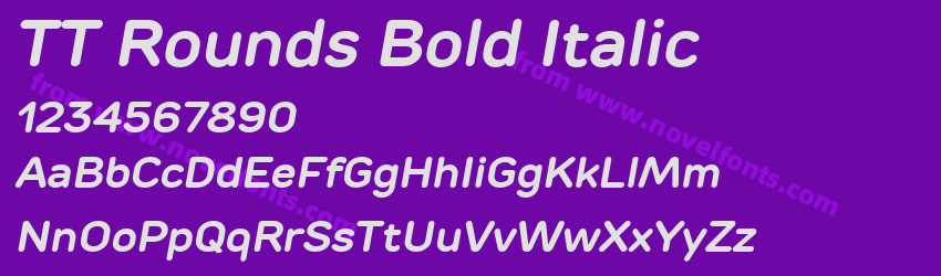 TT Rounds Bold ItalicPreview TT Rounds Bold ItalicPreview