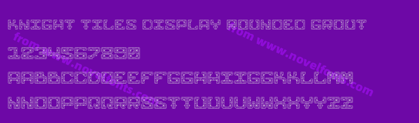 Knight Tiles Display Rounded GroutPreview