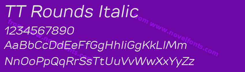 TT Rounds ItalicPreview TT Rounds ItalicPreview