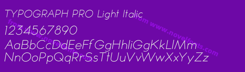 TYPOGRAPH PRO Light ItalicPreview TYPOGRAPH PRO Light ItalicPreview