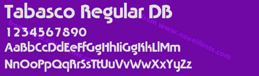 Tabasco Regular DBPreview Tabasco Regular DBPreview