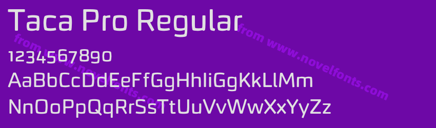 Taca Pro RegularPreview Taca Pro RegularPreview