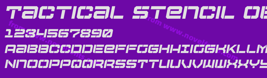 Tactical Stencil ObliquePreview Tactical Stencil ObliquePreview