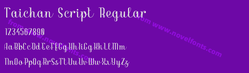 Taichan Script RegularPreview Taichan Script RegularPreview