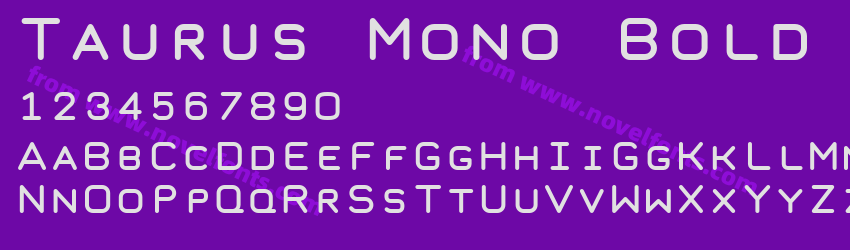 Taurus Mono BoldPreview Taurus Mono BoldPreview