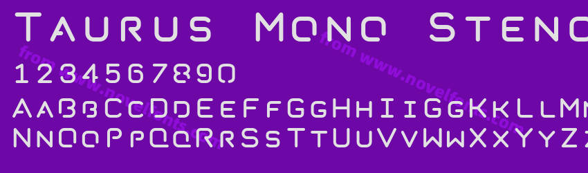 Taurus Mono Stencil BoldPreview Taurus Mono Stencil BoldPreview