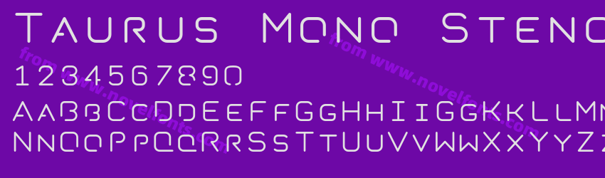 Taurus Mono StencilPreview Taurus Mono StencilPreview
