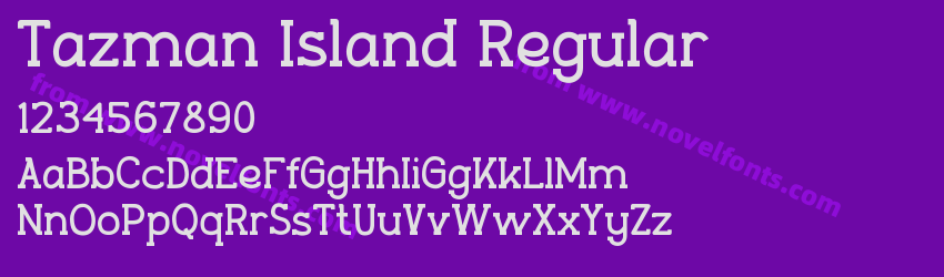 Tazman Island RegularPreview Tazman Island RegularPreview