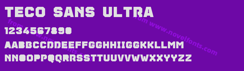 Teco Sans UltraPreview Teco Sans UltraPreview