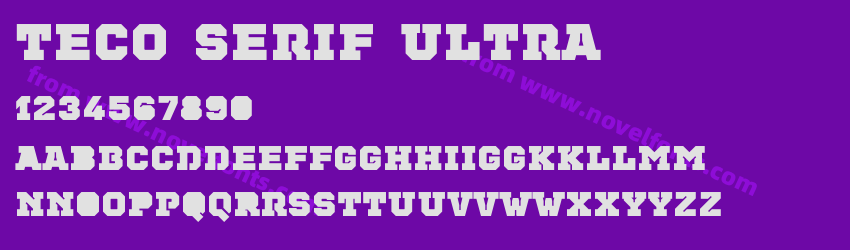 Teco Serif UltraPreview Teco Serif UltraPreview