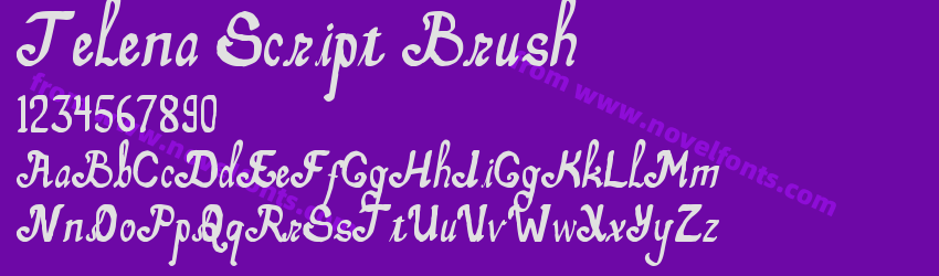 Telena Script BrushPreview Telena Script BrushPreview