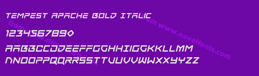 Tempest Apache Bold ItalicPreview Tempest Apache Bold ItalicPreview