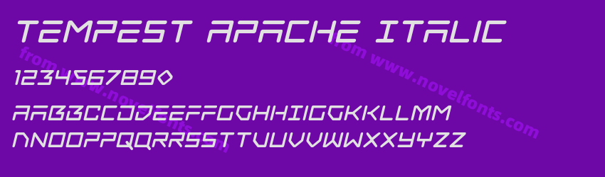 Tempest Apache ItalicPreview Tempest Apache ItalicPreview