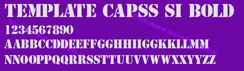 Template CapsS Si BoldPreview Template CapsS Si BoldPreview
