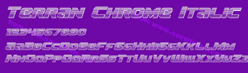 Terran Chrome ItalicPreview Terran Chrome ItalicPreview
