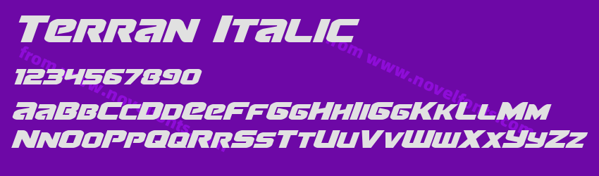 Terran ItalicPreview Terran ItalicPreview