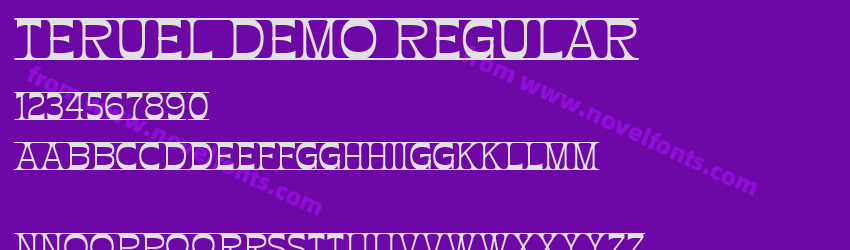 Teruel Demo RegularPreview Teruel Demo RegularPreview