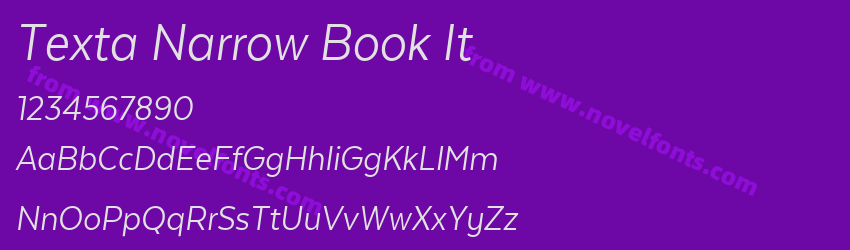 Texta Narrow Book ItPreview Texta Narrow Book ItPreview