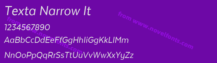 Texta Narrow ItPreview Texta Narrow ItPreview
