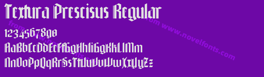 Textura Prescisus RegularPreview Textura Prescisus RegularPreview