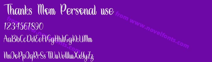 Thanks Mom Personal usePreview Thanks Mom Personal usePreview