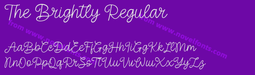 The Brightly RegularPreview The Brightly RegularPreview