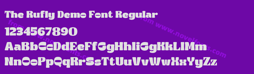 The Rufly Demo Font RegularPreview The Rufly Demo Font RegularPreview