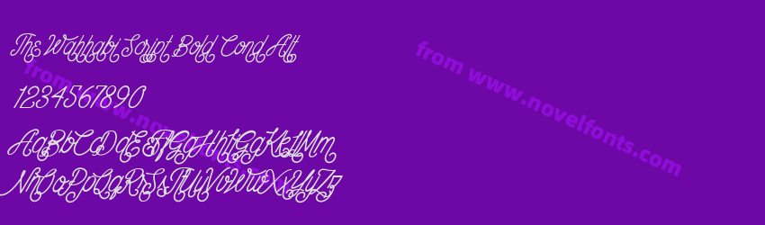 The Wahhabi Script Bold Cond AltPreview The Wahhabi Script Bold Cond AltPreview