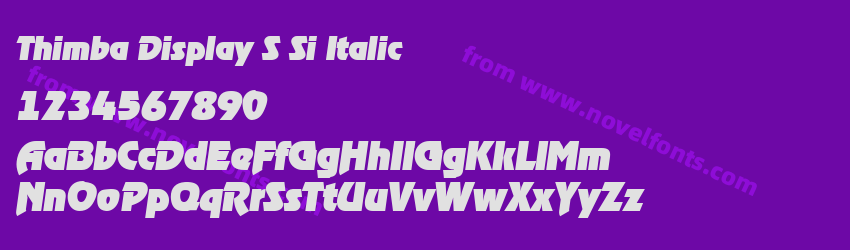 Thimba Display S Si ItalicPreview Thimba Display S Si ItalicPreview