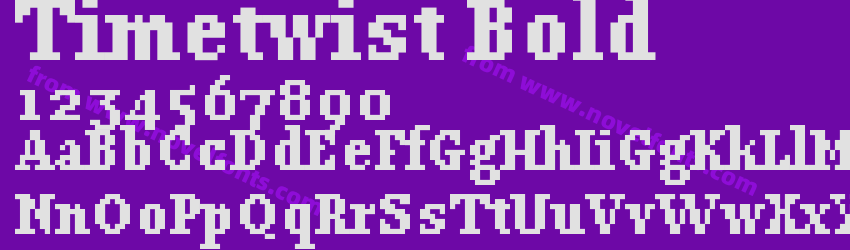 Timetwist BoldPreview Timetwist BoldPreview