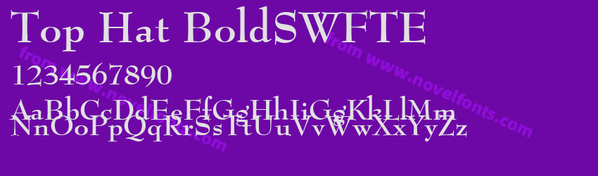 Top Hat BoldSWFTEPreview Top Hat BoldSWFTEPreview