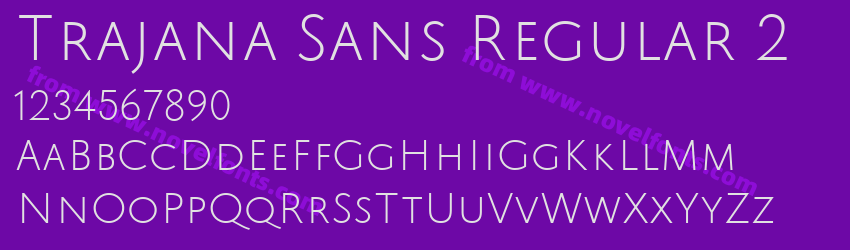 Trajana Sans Regular 2Preview Trajana Sans Regular 2Preview