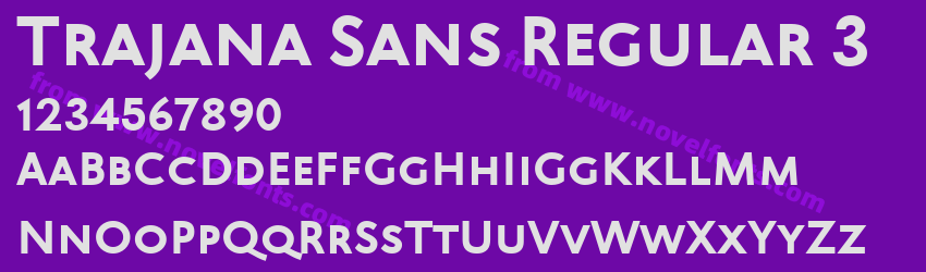 Trajana Sans Regular 3Preview Trajana Sans Regular 3Preview