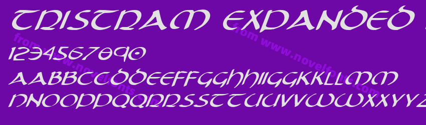 Tristram Expanded ItalicPreview Tristram Expanded ItalicPreview