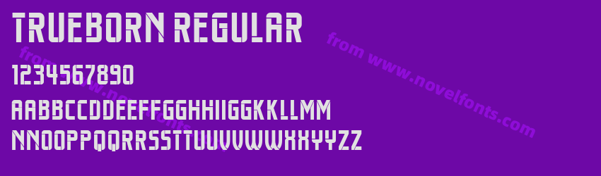Trueborn RegularPreview Trueborn RegularPreview