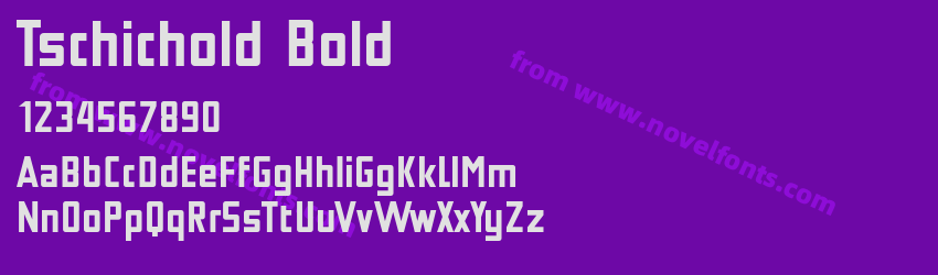 Tschichold BoldPreview Tschichold BoldPreview