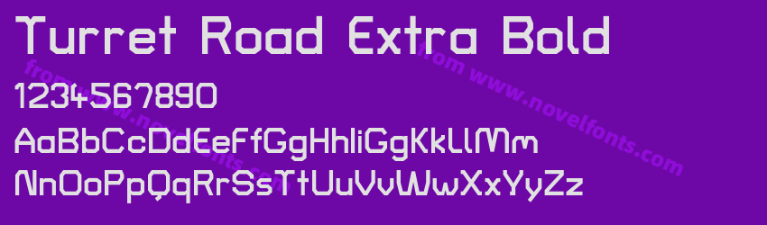 Turret Road Extra BoldPreview Turret Road Extra BoldPreview
