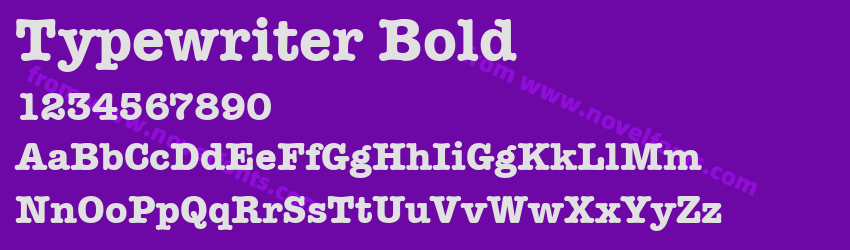 Typewriter BoldPreview Typewriter BoldPreview