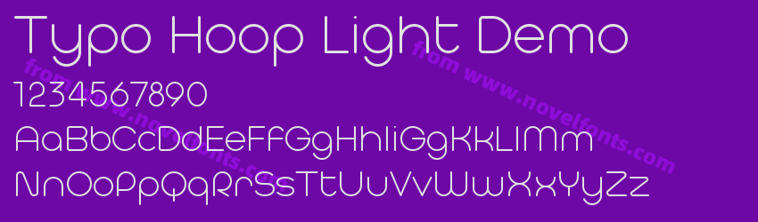 Typo Hoop Light DemoPreview Typo Hoop Light DemoPreview