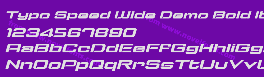 Typo Speed Wide Demo Bold ItalicPreview Typo Speed Wide Demo Bold ItalicPreview