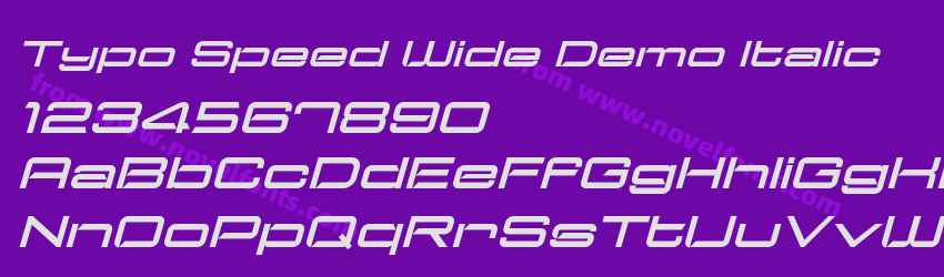 Typo Speed Wide Demo ItalicPreview Typo Speed Wide Demo ItalicPreview