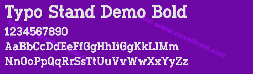 Typo Stand Demo BoldPreview Typo Stand Demo BoldPreview