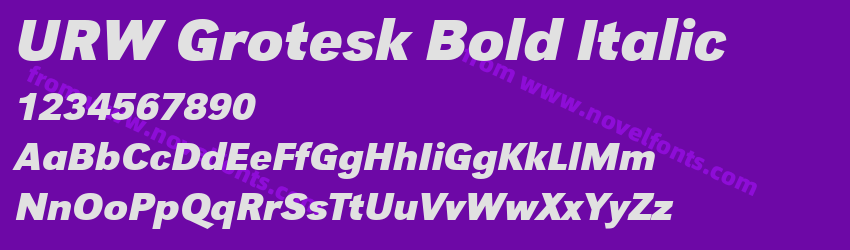 URW Grotesk Bold ItalicPreview URW Grotesk Bold ItalicPreview